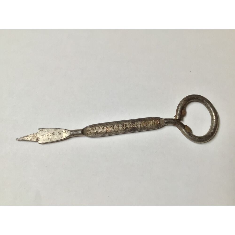 Vtg Arlington NJ Jersey Dairy Phone 362 Bottle Opener Can Punch Pick Advertising